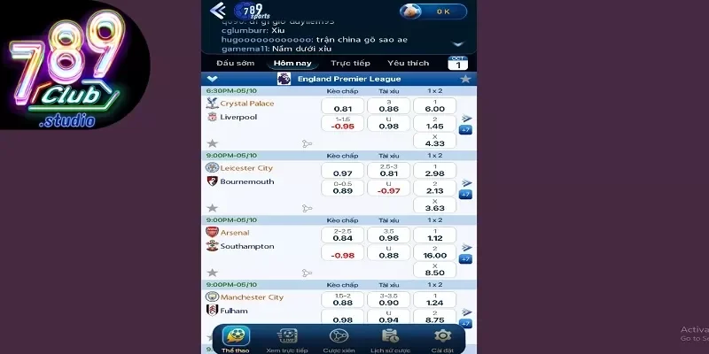 ca cuoc the thao online Cá cược thể thao đổi thưởng online