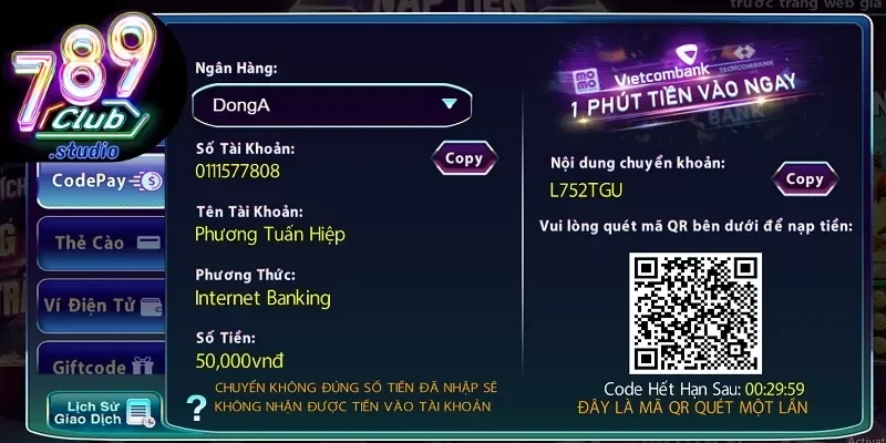 uu dai nap tien lan 2 tai 789club Ưu đãi nạp tiền lần thứ 2 tại cổng game 789Club